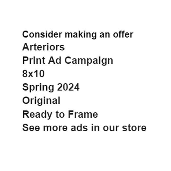 Arteriors Print Ad Campaign Spring 2024 8x10 Frame Ready Original Magazine Decor - Picture 2 of 4